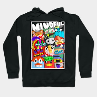 mindful crew doodle love Hoodie